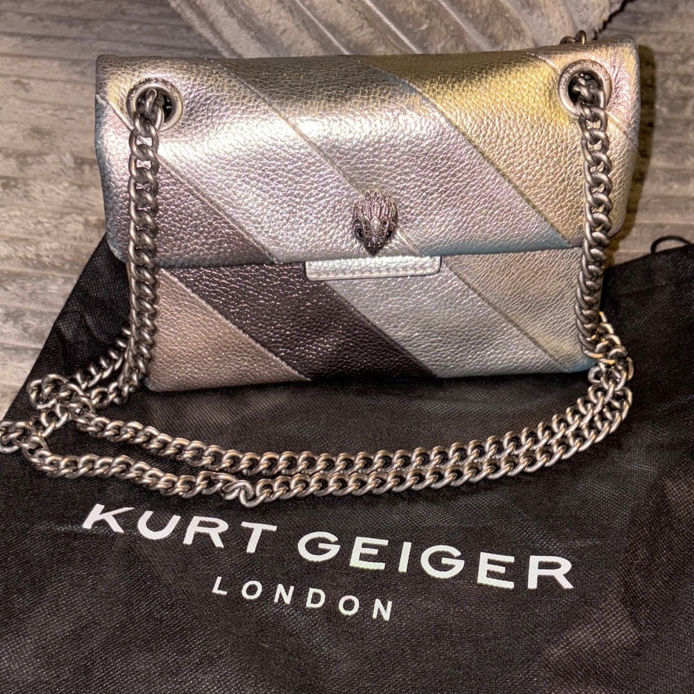 Kurt Geiger Metallic Multicolor Crossbody Bag – Good Condition